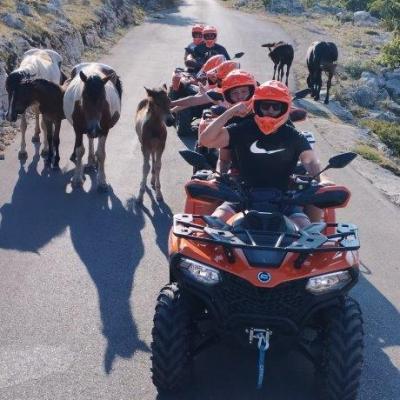 Skywalk Biokovo Tour Quads rent Makarska